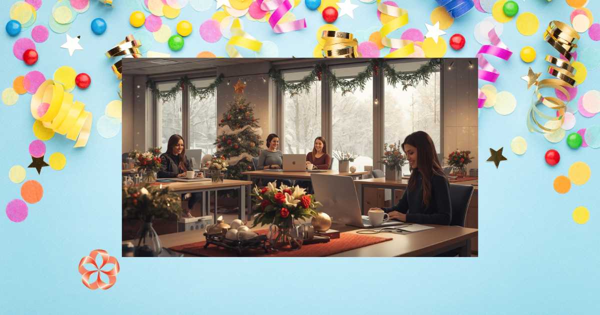 Элегантный букет на рабочем столе менеджера